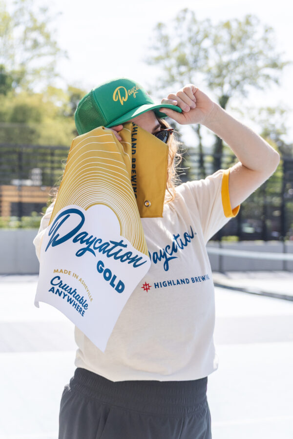Daycation Gold Golf Towel - Image 2