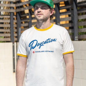 Daycation Gold Ringer Tee