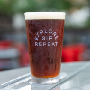 Explore, Sip, Repeat Shaker Pint Glass