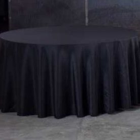 black and white table clothes